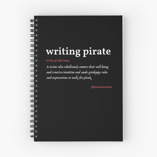 Item preview, Writing Pirate Definition - White designed and sold by TheWritersHelm.