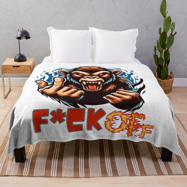 Artikelvorschau, Pastel Fuck - Monkey - Fuck Off Monkey entworfen und verkauft von JaaCreativeShop.