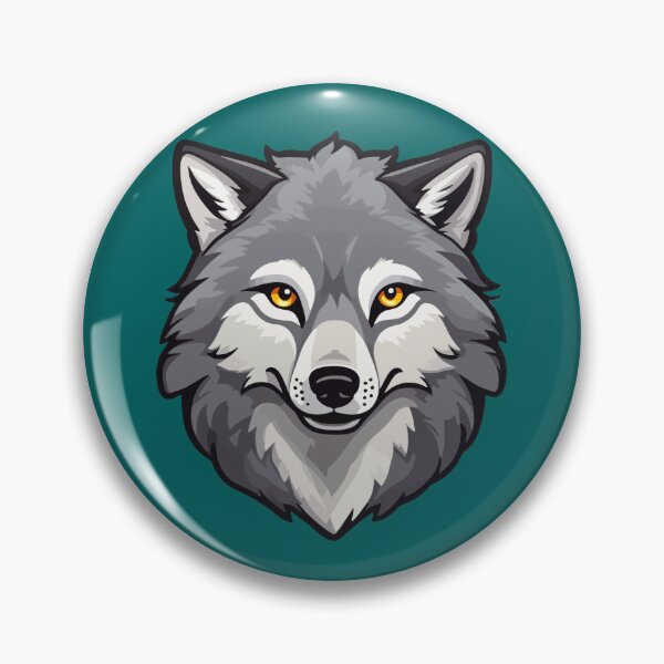 Item preview, Big bad wolf with wild look designed and sold by StickerLab4.
