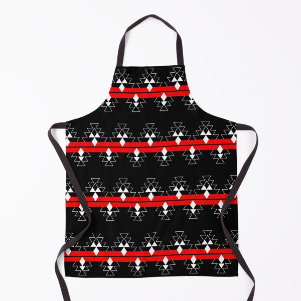 Item preview, Red on Black Native Woven Stories designed and sold by NDNlook.