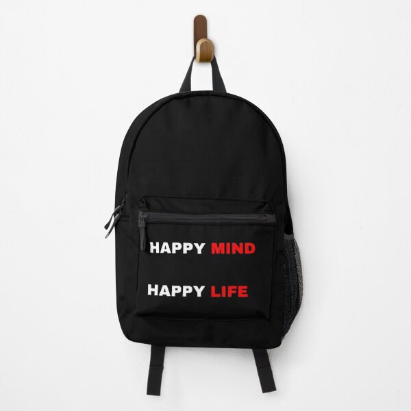 Item preview, happy mind happy life Motivational Quote designed and sold by SMARTKIT DESIGNAGENCY.