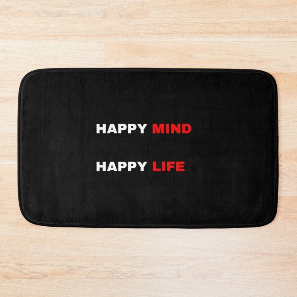 Item preview, happy mind happy life Motivational Quote designed and sold by SMARTKIT  DESIGNAGENCY.