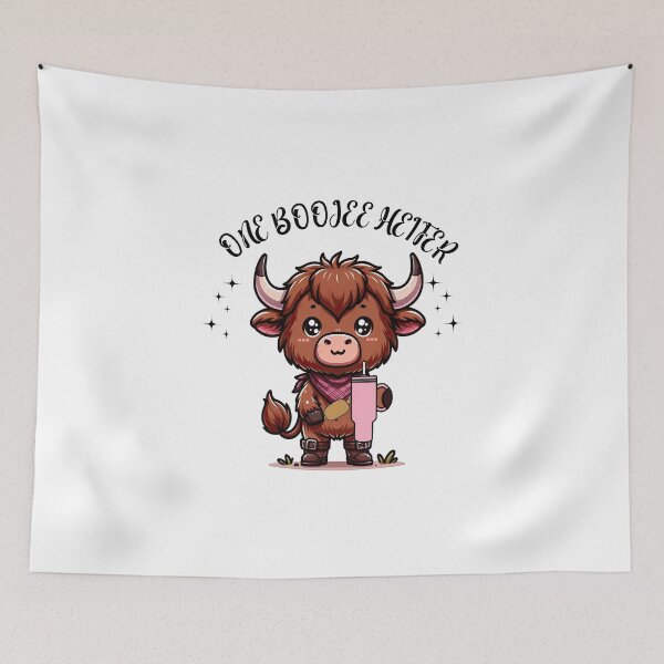 Item preview, One Boujee Heifer , Heifer Valentine, Highland Cow Valentine , Valentine Day designed and sold by pugshowsfashion.