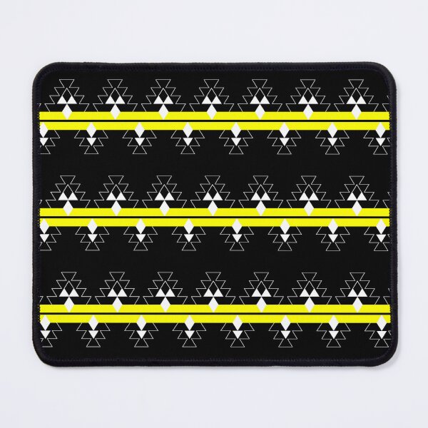 Item preview, Yellow on Black Native Woven Stories designed and sold by NDNlook.