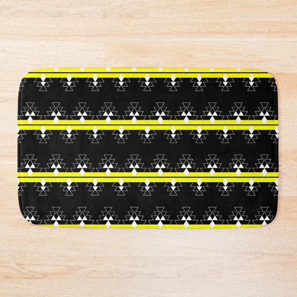 Item preview, Yellow on Black Native Woven Stories designed and sold by NDNlook.