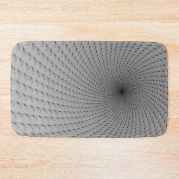 Item preview, Black and White Mandelbrot Vortex (Offset) designed and sold by MultipliedJoy.
