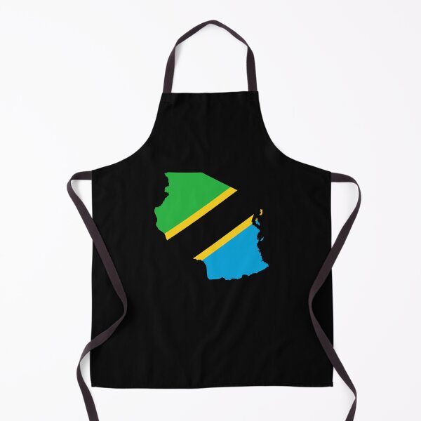 Item preview, Flag Map of Tanzania designed and sold by feether-store.