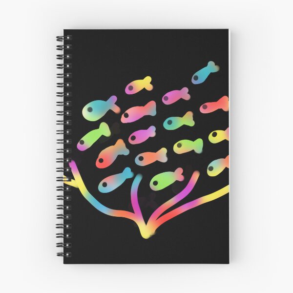 Item preview, neon school of fish designed and sold by seahorse crossing.