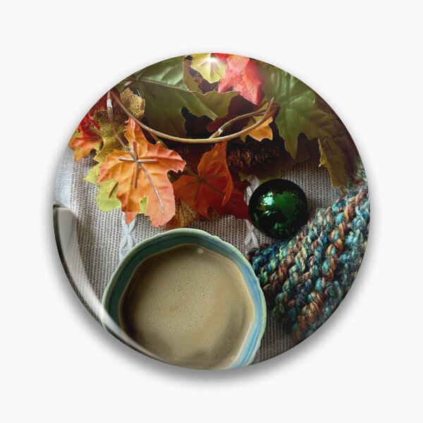 Item preview, Cozy Leaves & Coffee at the Makeup Table designed and sold by hannahcapps.