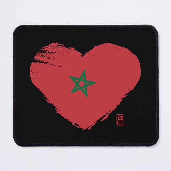 Item preview, I love my country. I love Morocco. I am a patriot. In my heart, there is always the flag of Morocco. designed and sold by ArtProjectShop.