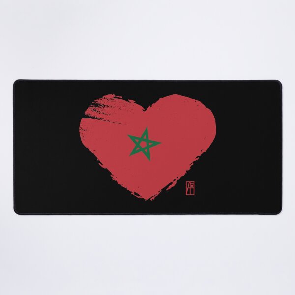 Item preview, I love my country. I love Morocco. I am a patriot. In my heart, there is always the flag of Morocco. designed and sold by ArtProjectShop.