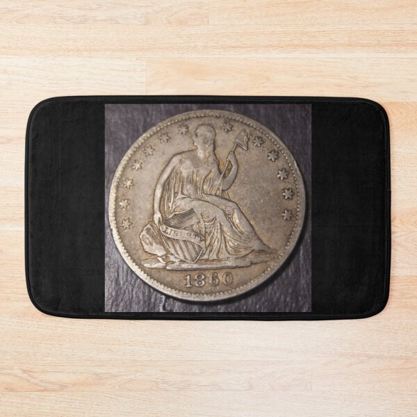 Item preview, 1860 Seated Liberty Half Dollar Choice VF XF Fifty Cents designed and sold by coinsxcrochet.
