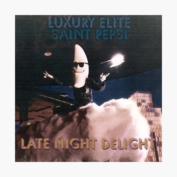 Late Night Delight by Luxury Elite and Saint Pepsi Photographic Print