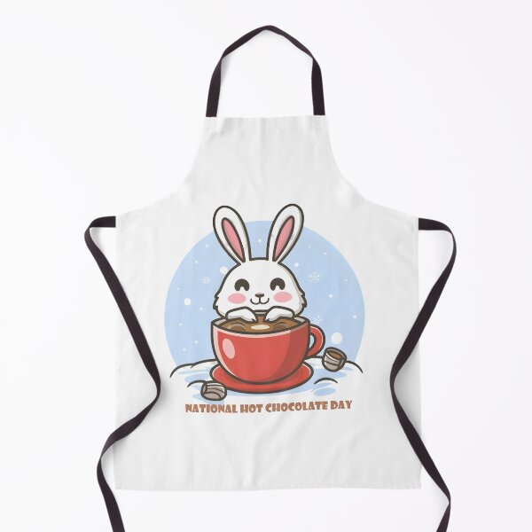 Item preview, Rabbit drinking hot chocolate designed and sold by r105.