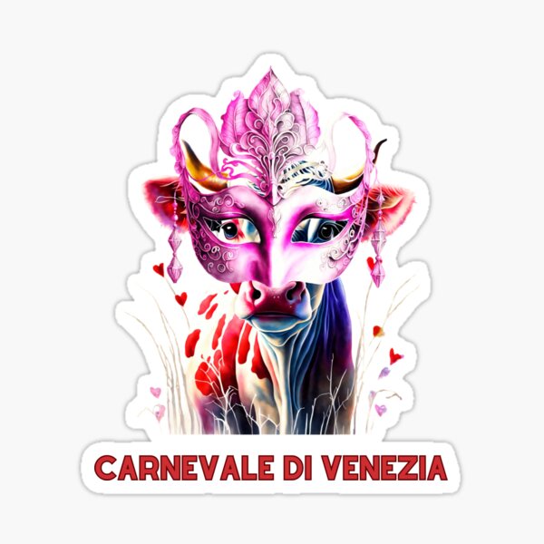 Maschere di Venezia-maschera di carnevale di Venezia Metal Print