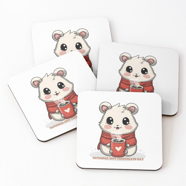 Item preview, Hamster drinking hot chocolate designed and sold by r105.