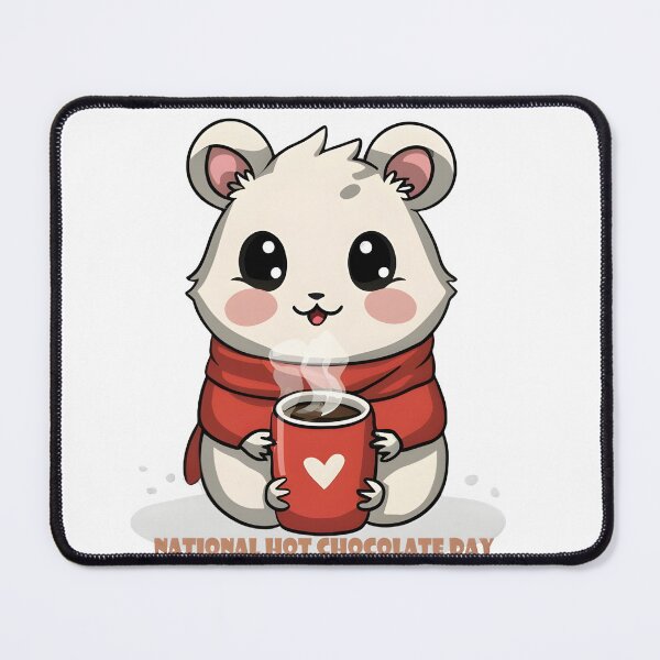 Item preview, Hamster drinking hot chocolate designed and sold by r105.
