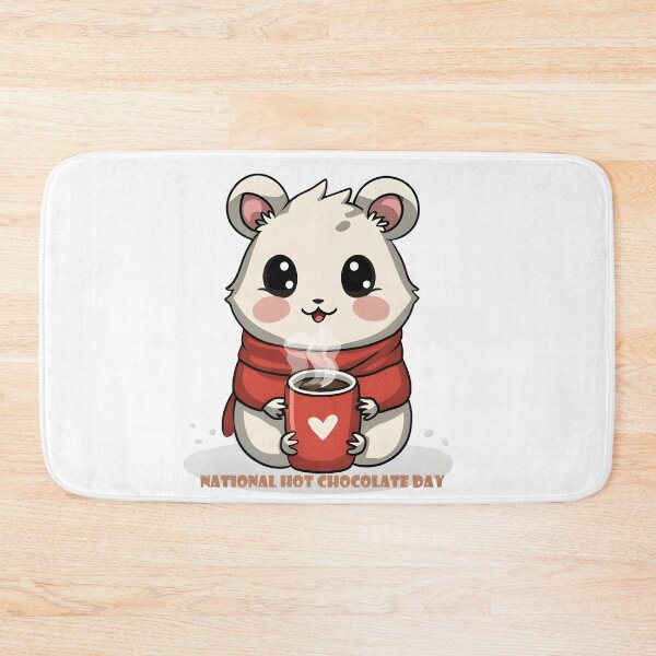 Item preview, Hamster drinking hot chocolate designed and sold by r105.