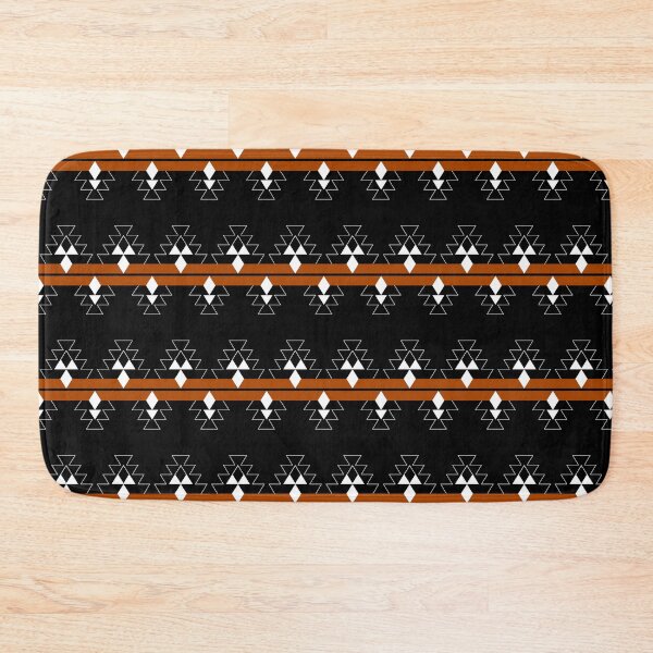 Item preview, Rust on Black Native Woven Stories designed and sold by NDNlook.