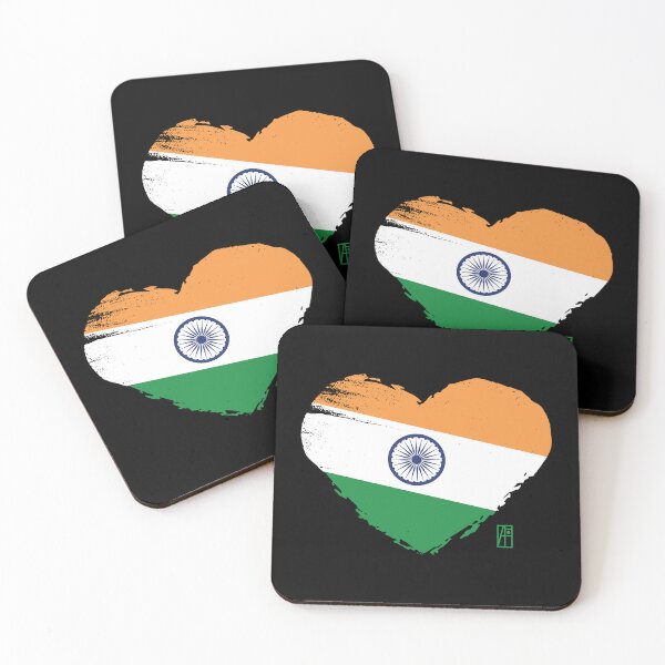 Item preview, I love my country. I love India. I am a patriot. In my heart, there is always the flag of India. designed and sold by ArtProjectShop.
