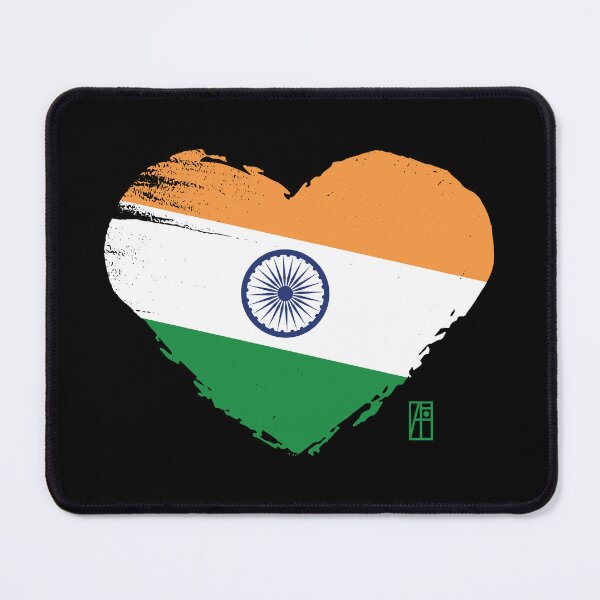 Item preview, I love my country. I love India. I am a patriot. In my heart, there is always the flag of India. designed and sold by ArtProjectShop.