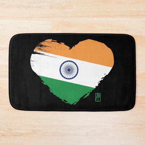 Item preview, I love my country. I love India. I am a patriot. In my heart, there is always the flag of India. designed and sold by ArtProjectShop.