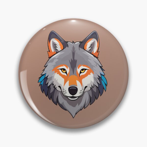 Item preview, Fierce Indian Wolf designed and sold by StickerLab4.