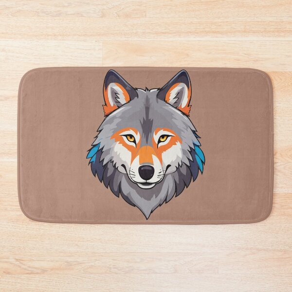 Item preview, Fierce Indian Wolf designed and sold by StickerLab4.