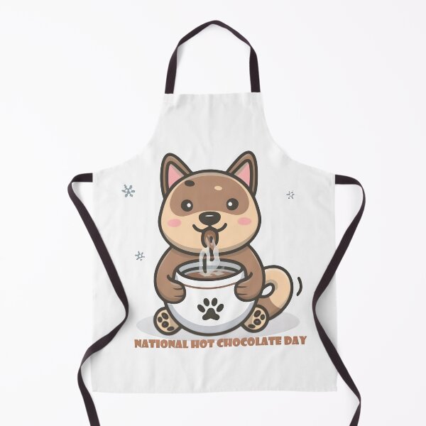 Item preview, Dog drinking hot chocolate designed and sold by r105.