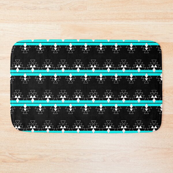 Item preview, Turquoise on Black Native Woven Stories designed and sold by NDNlook.