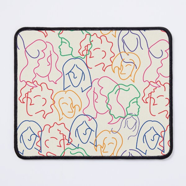 Item preview, Girls Diversity - colorful girls pattern designed and sold by ArtistryWhims.