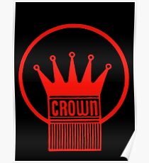 Old Style Red Crown Poster