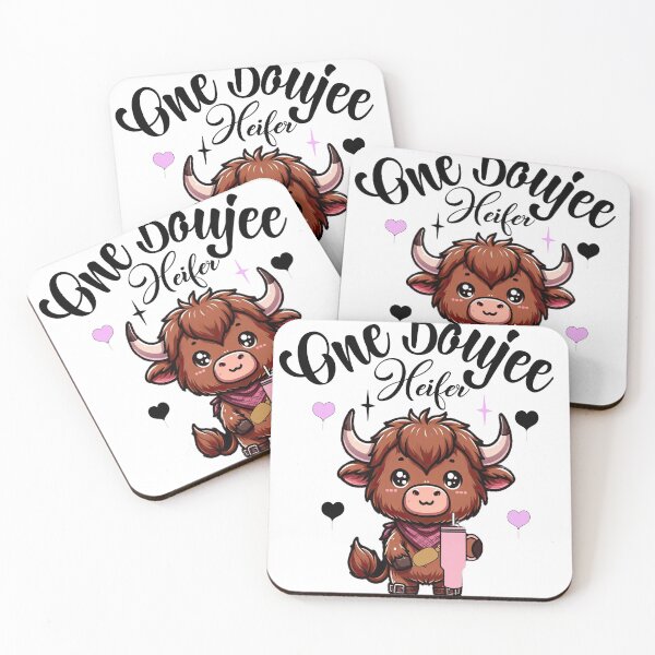 Item preview, One Boujee Heifer , Heifer Valentine, Highland Cow Valentine , Valentine Day designed and sold by pugshowsfashion.
