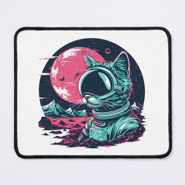 Item preview,  Cat astronaut on the moon designed and sold by TheRealmWithin.