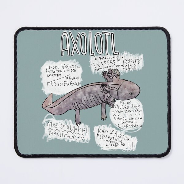 Item preview, Axolotl profile designed and sold by badlydrawnbabe.