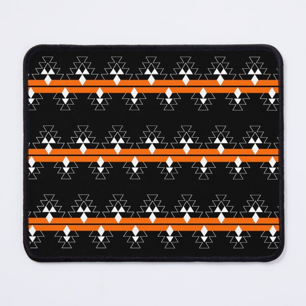 Item preview, Orange on Black Native Woven Stories designed and sold by NDNlook.