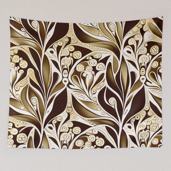 Item preview, Floral and Foliage in earth tones collection 10 designed and sold by artedamensagem.