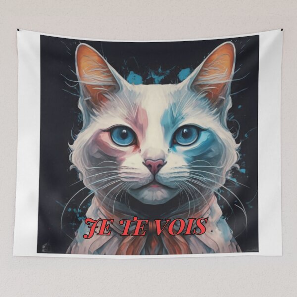 Item preview, Cat that sees everything I for France designed and sold by Visual Arts Sławomir Grzanek.