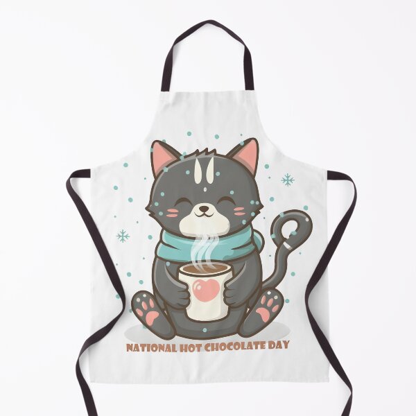 Item preview, Cat drinking hot chocolate designed and sold by r105.