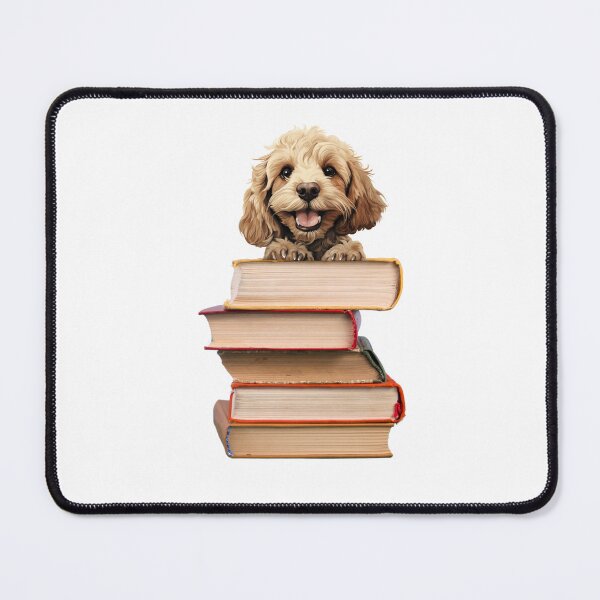 Item preview, Cockapoo And Books designed and sold by TheAnimalZ00.