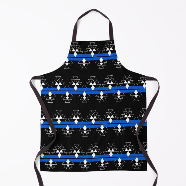Item preview, Blue on Black Native Woven Stories designed and sold by NDNlook.