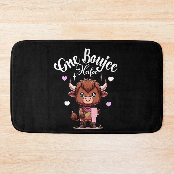 Item preview, One Boujee Heifer , Heifer Valentine, Highland Cow Valentine , Valentine Day designed and sold by pugshowsfashion.