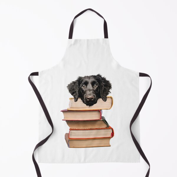 Item preview, Perro perdiguero de pelo rizado y libros designed and sold by TheAnimalZ00.