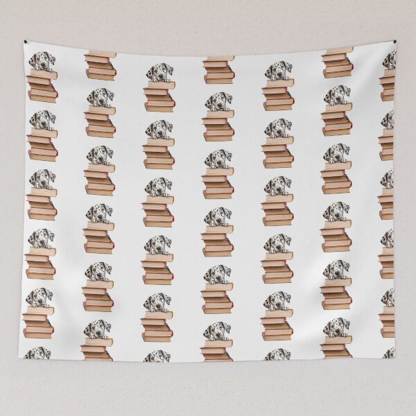 Item preview, Dalmatian And Books designed and sold by TheAnimalZ00.