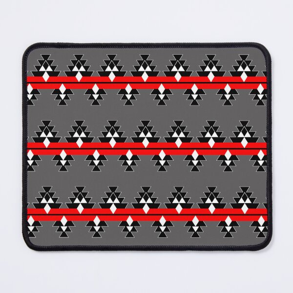 Item preview, Red on Gray Native Woven Stories designed and sold by NDNlook.