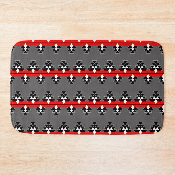 Item preview, Red on Gray Native Woven Stories designed and sold by NDNlook.