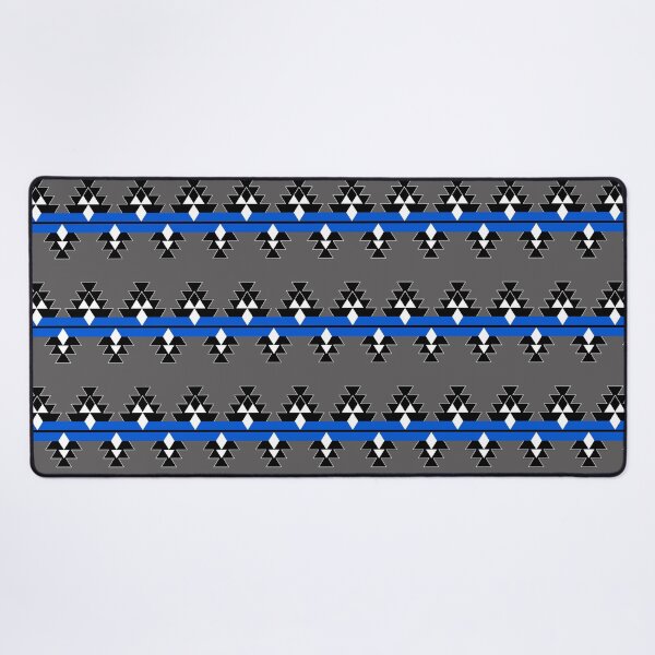 Item preview, Blue on Gray Native Woven Stories designed and sold by NDNlook.