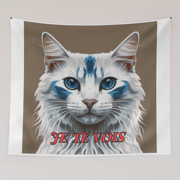 Item preview, Cat that sees everything V for France designed and sold by Visual Arts Sławomir Grzanek.