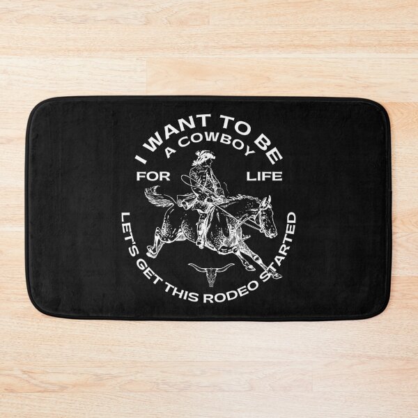 Item preview, I Want To Be A Cowboy For Life Design designed and sold by EarthArtDesigns.