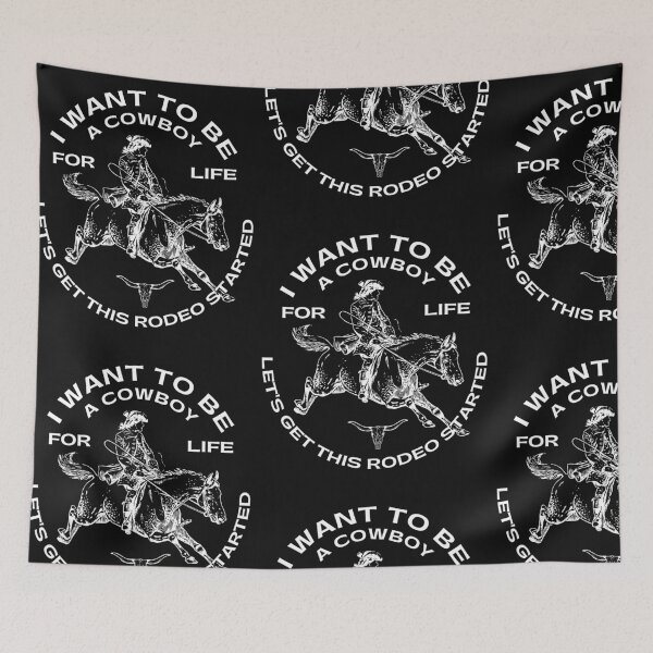 Item preview, I Want To Be A Cowboy For Life Design designed and sold by EarthArtDesigns.
